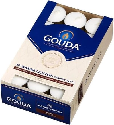 Gouda Waxinelicht - theelicht - 8 uur - theelichtjes