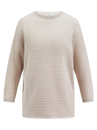 Trui een boothals Van Peter Hahn beige