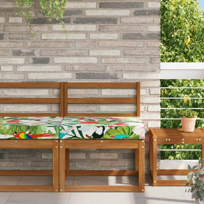 vidaXL - Buitenbankkussen - Polyester - kleurrijk - 60 - x - 60 - cm