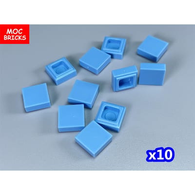 100 pièces/lot Briques MOC Tuile 1x1 3070 MAISON À OSSATURE SPATIALE DO-IT-YOURSELF Ville Blocs de Construction Axés sur l'Apprentissage Particules d'Assemblage Jouet Enfants