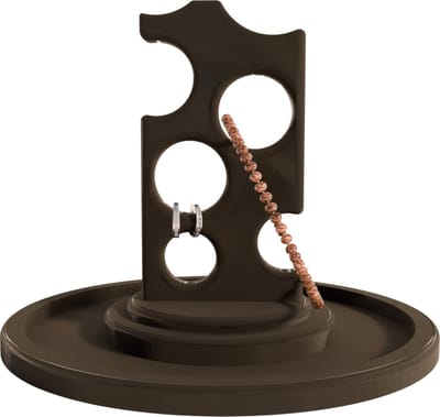 Fiastra Sieradenhouder - Sieradenrekje - Organizer voor Oorbellen - Kettingen - Armbanden - Opbergen - Houder - Zwart