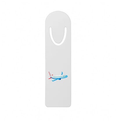 Hacebo® - Vliegtuig metalen boekenlegger - Piloot - Piloten - steward - stewardes - voertuig Bladwijzer boekenleggers - 12.7 cm x 3.2cm