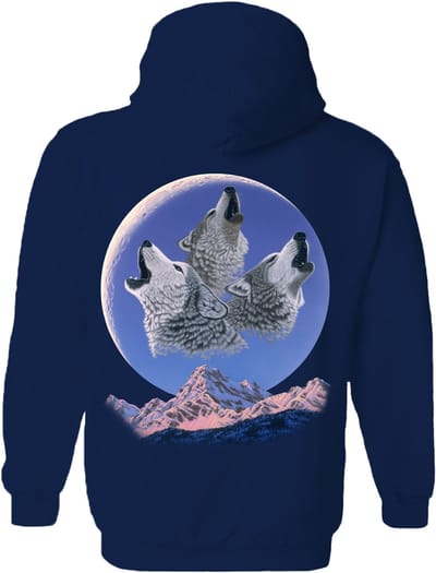 Wolven Harmony Wolves The Coloured House Hoodie S
