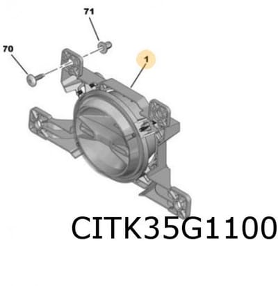 Citroen Ami Opel Rocks-e Koplamp - links of rechts - origineel - 9850913380