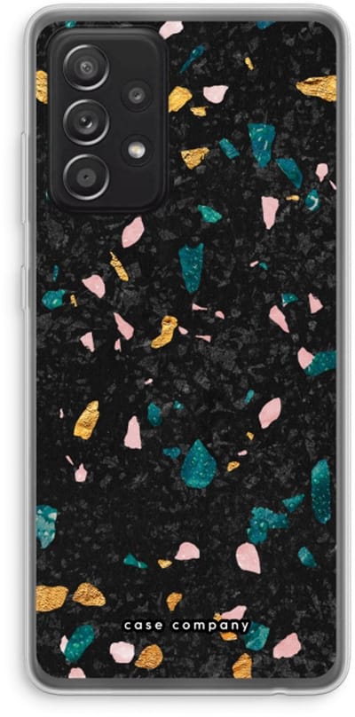 Case Company® - Hoesje geschikt voor Samsung Galaxy A52s 5G hoesje - Terrazzo N°10 - Soft Cover Telefoonhoesje - Bescherming aan alle Kanten en Schermrand