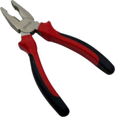 Steelwood Combinatietang - 180 mm - Zijknipper - Softgrip - Satin finish