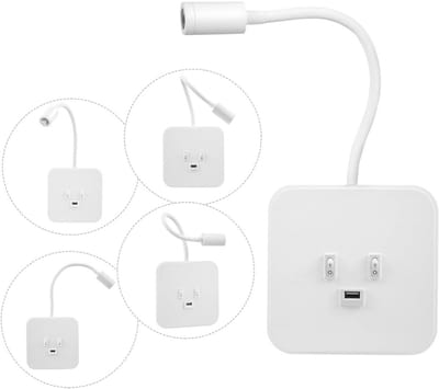 DailySupplies® Bedlampjes Hoofdbord - Leeslampjes - Bedlamp Slaapkamer Volwassenen - 2 Stuks - Wit