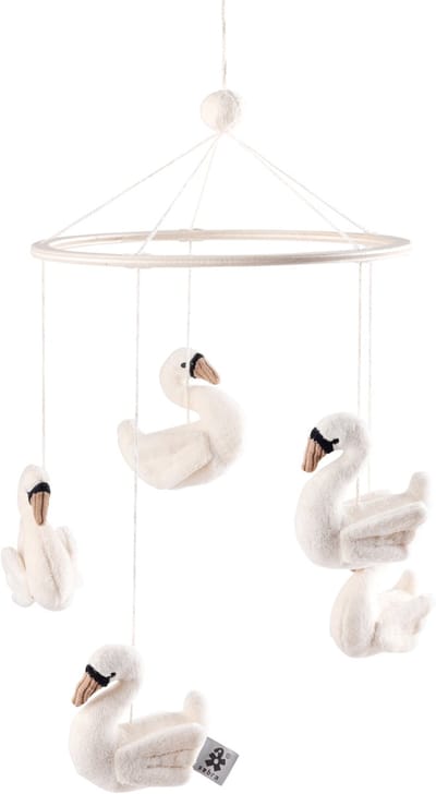 Sebra Baby Mobile – Swans