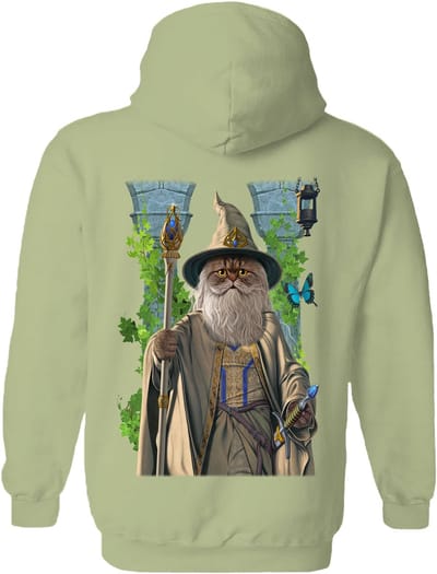 Lord Of The Rings Parody Catdalf The White The Coloured House Hoodie XXL