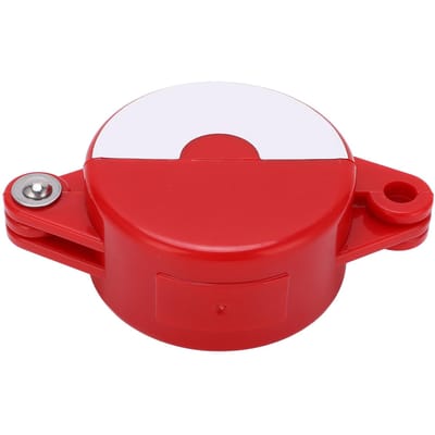 Afsluiters Vergrendeling Corrosiebestendig Eenvoudige Bediening Veiligheidsafsluiters Vergrendeling voor Handwielen 25mm tot 64mm red