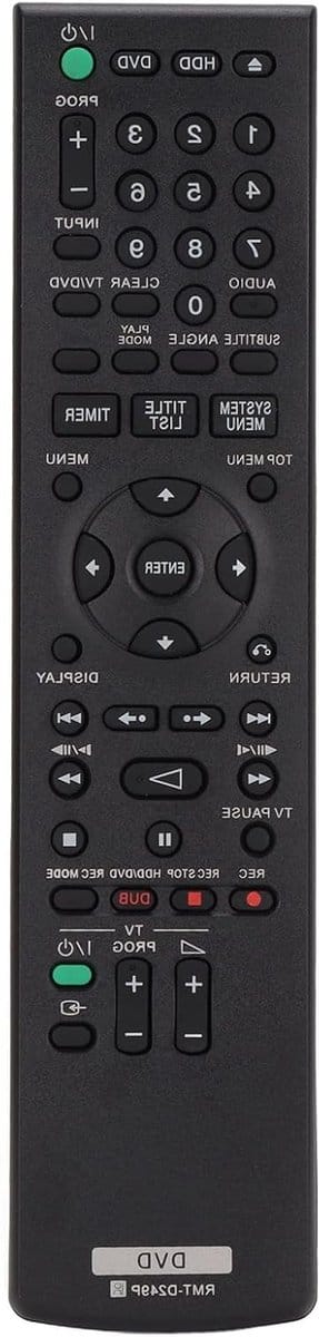 Vervangende afstandsbediening voor DVD-spelers, geschikt voor RDR-AT100, RDR-AT200, HX680, HX780 en HX980, ideaal voor opname en afspelen