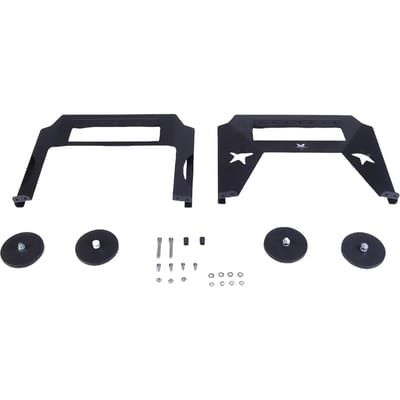Kit de montage plat pour antenne parabolique satellite Gen 3 Support de montage magnétique pour toit pour voiture, camping-car, camion, bateau black
