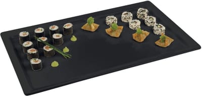 APS GN 1/1 Dienblad Pure - melamine serveertray - zwart - 53 x 32,5 x 3 cm