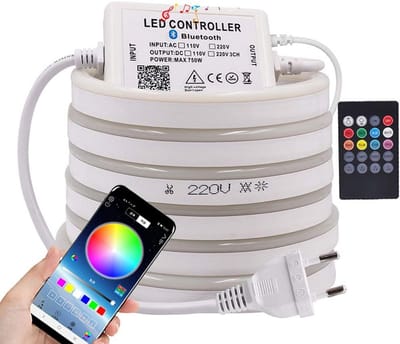 Flexibele RGB LED Strip met Afstandsbediening - 5m IP67 Waterdicht