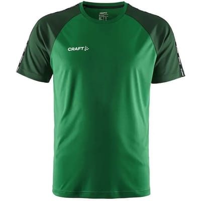 Craft Squad 2.0 Contrast T-Shirt Heren - Groen | Maat: S