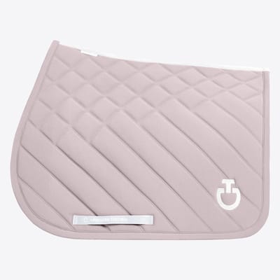 Cavalleria Toscana Diamonds and Lines Quilted Zadeldek Full Violet Ice