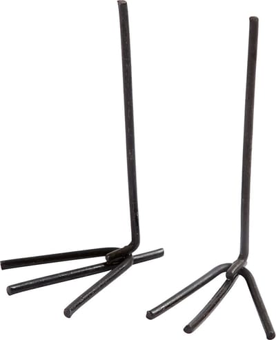Creotime Metalen Voeten 5 X 2 Cm Zwart 20 Stuks