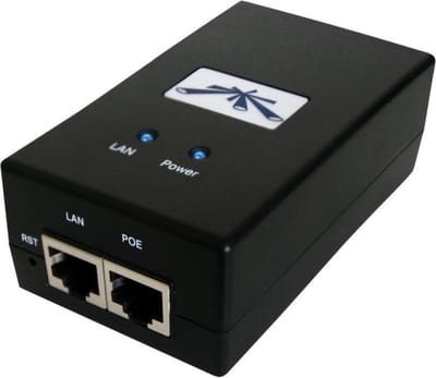 Ubiquiti POE-24 Serie - Netwerk PoE Adapter - 24V - 30W - Gigabit