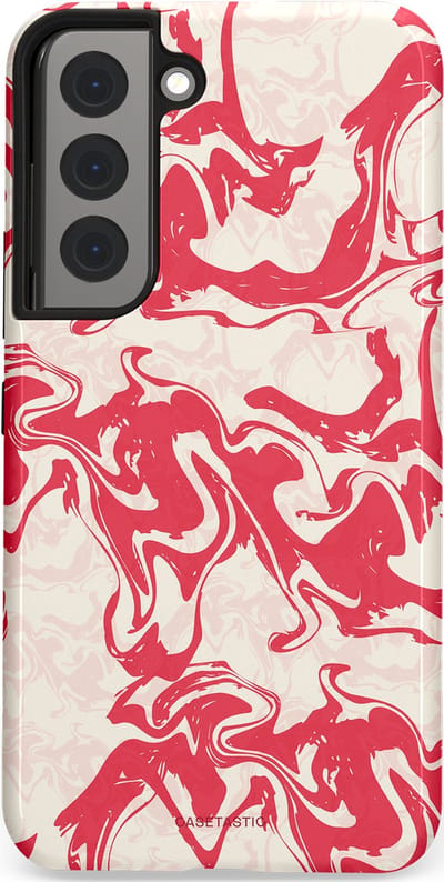 Casetastic Hoesje Geschikt voor Samsung S22 - Stijlvolle Beschermende Duo-layer Case - Marshmellow Explosie