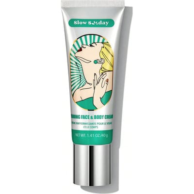 SlowSunday Firming Face & Body Cream, Neck Day & Night Face Cream - Hydraterend, Liftend & Herstellend, Hydraterend, Kalmerend voor de Huid, Diepe Voeding, Geschikt voor de Zomer, Y2K, Ideaal voor Feestjes, Terug naar School