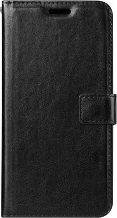 LuxeBass Telefoon Wallet Bookcase voor Samsung Galaxy Note 8 - Portemonnee telefoonhoesje voor Bankpassen - Kunstleer - Siliconen Houder - Magnetische sluiten- Zwart - telefoonhoes - gsm hoes - telefoonhoesjes - telefoonhoes - gsm hoes - gsm hoesjes