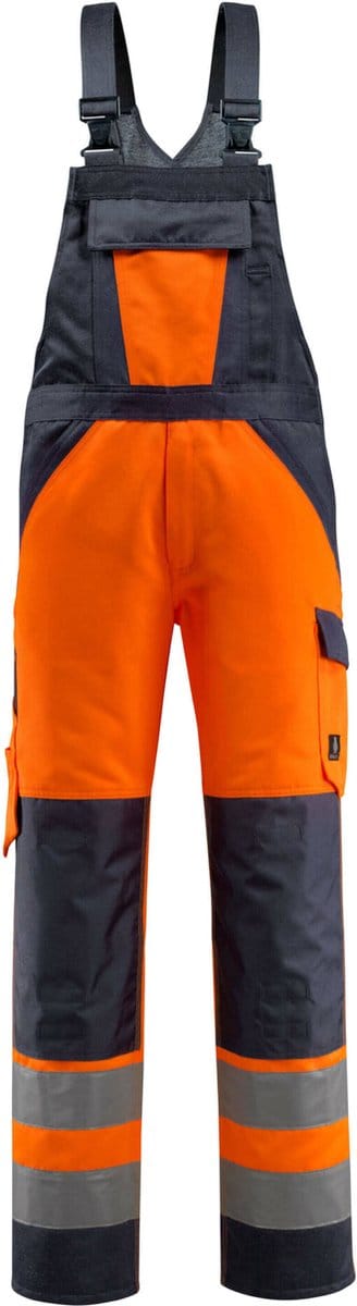 Mascot Safe Light Amerikaanse overall met kniezakken 15969-948 - hi-vis oranje/donkermarine - C46 - 76