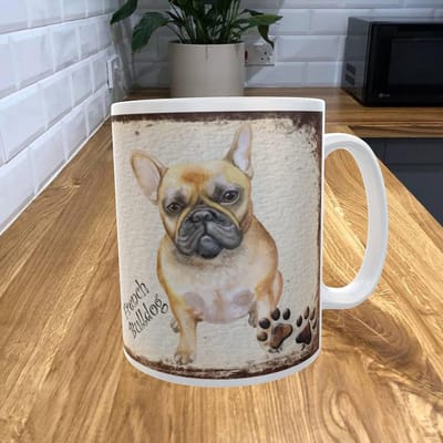 Grappige Koffiemok met Franse Bulldog Thema voor Hondenliefhebbers