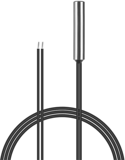 Digitale Sonde - Temperatuur Sensor - Nauwkeurig Meten - NTC Thermistor - 2 meter - Zwart
