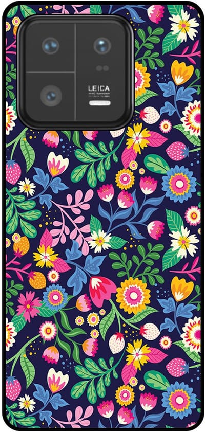 Smartphonica Telefoonhoesje Geschikt voor Xiaomi 13 Pro met bloemen opdruk - TPU backcover case flower design geschikt voor Xiaomi 13 Pro