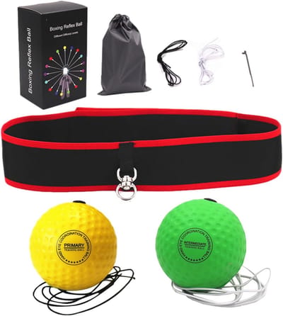 Bokstraining Reflexbal Set voor Volwassenen en Kinderen