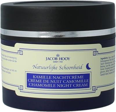 Jacob Hooy Kamille nachtcreme 150 Milliliter
