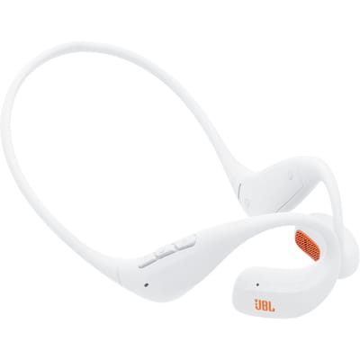 JBL Endurance Pace - Draadloze Open Ear Oortjes met Nekband - Sport Oordopjes - Bluetooth - Hardlopen - 10 uur - IP68 - Wit
