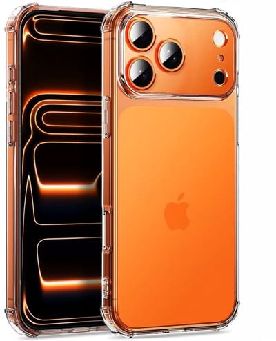 Anti Shock Hoesje Geschikt Voor iPhone 17 Pro Max - Anti Shock - ShockProof Silicone Case - Transparant Back Cover