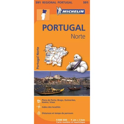 Michelin wegenkaart Regional 591 Portugal noord