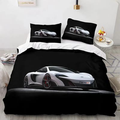 Sportwagen Racen Beddengoed Set Eenpersoons Twin Vol Queen King Maat SUV Truck Bed Set Volwassene Kind Slaapkamer Dekbedovertrek Sets Mannen Jongen Cadeau US Queen 228x228cm