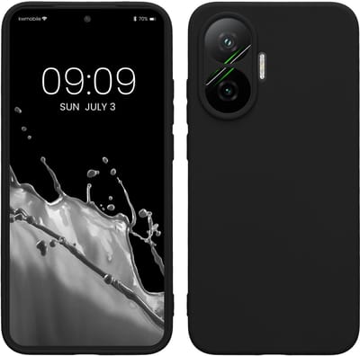 kwmobile telefoonhoesje geschikt voor Xiaomi Poco F7 - Hoesje voor smartphone - Precisie camera uitsnede - In mat zwart