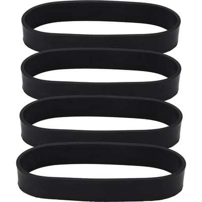 4 STuks Stofzuigerriem Vervanging 0300604 Rubberen Stofzuigerriemen voor Oreck XL Staande Stofzuiger black
