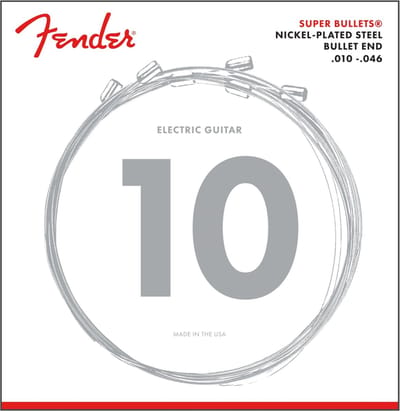 Fender 3250R Super Bullet, Nickel Plated Steel Guitar Strings - Snarenset voor elektrische gitaar .010-.046