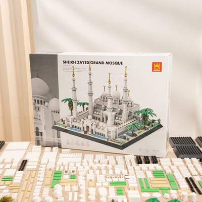 Sheikh Zayed Moskee Bouwset – Abu Dhabi – 1463 Bouwstenen – Architectuur Model - Ramadan