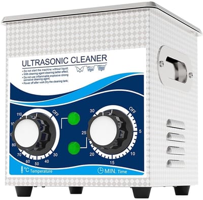 Ultrasone Reiniger - Schoonmaakapparaat Reinigingsmachine - Sieraden Reinigen - Met Verwarming - 2L Bad - Zilver
