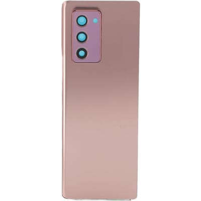 Vervanging Achterkant Telefoon voor Galaxy Z Fold2 5G F916 Vooraf geïnstalleerd Camera Lens Glas Achterklep gray