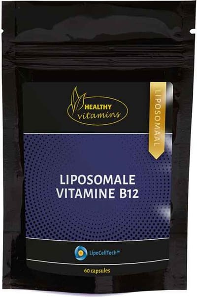 Liposomale Vitamine B12 | 60 vegan capsules | Hoge biologische beschikbaarheid