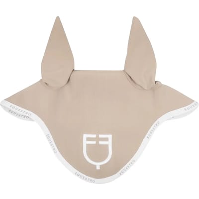 Korte muts van technische stof met logo Equestro
