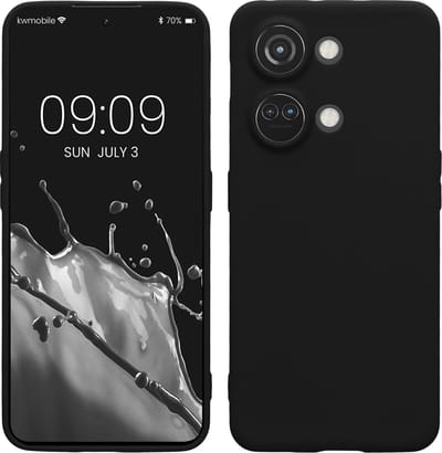 kwmobile telefoonhoesje geschikt voor OnePlus Nord 3 5G - Hoesje voor smartphone - Precisie camera uitsnede - In mat zwart