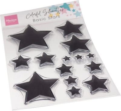 Marianne Design • Clear Stamps Colorful Silhouette Basic Stars