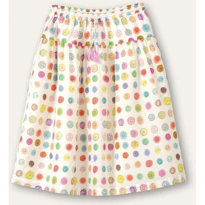 Oilily Salsa - Rok - Meisjes - Wit - 92/2T