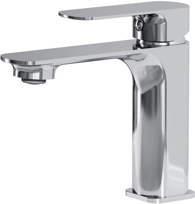 EMKE Wastafelkraan - Waterbesparend Mengkraan - Incl. Aansluitingen - Lage Uitloop 10,5 cm - Chroom