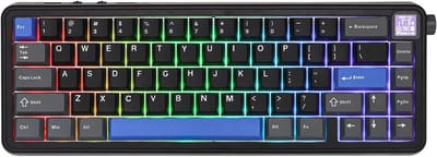 Draadloos Magnetisch Toetsenbord met TFT Display, Controleknop en RGB Verlichting