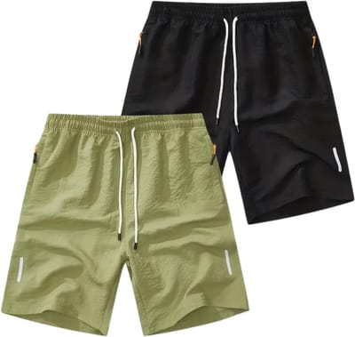 Bovista Tennisbroek Heren - Tennisshort - Tenniskleding - Padelbroek - Padel - Gym - Short - Groen + Zwart - Maat S