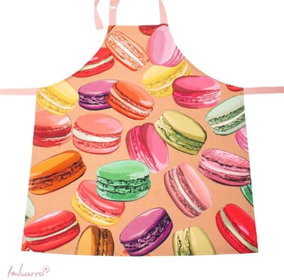 Imbarro Home & Fashion Schort Macarons – Katoen Keukenschort – 80 x 90 cm